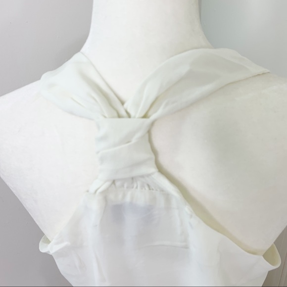 Anthro Greylin Beaded Chevron Racerback Tank Ivory - Picture 6 of 15